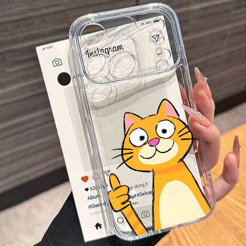 Xiaomi Redmi Note 13 - Custodia per telefono con simpatico gatto